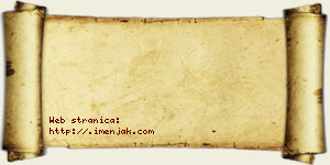 Anđa Simidžić vizit kartica